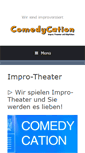 Mobile Screenshot of comedycation.de
